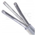 Kabel mieszkaniowy OMY / H03VV-F 3x0,75mm2 transparentny 300/300V giętki linka Alkri