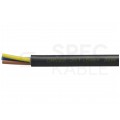 Kabel mieszkaniowy OMY / H03VV-F 3x1,5mm2 czarny 300/500V giętki linka Mercor