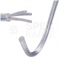 Kabel mieszkaniowy OMY / H03VV-F 4x0,75mm2 transparentny 300/300V giętki linka Alkri