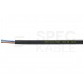 Kabel mieszkaniowy płaski OMYp / H03VVH2-F 2x0,75mm2 czarny 300/300V giętki linka Mercor
