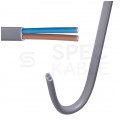 Kabel mieszkaniowy płaski OMYp / H03VVH2-F 2x0,75mm2 srebrny 300/300V giętki linka Mercor