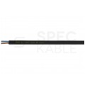 Kabel mieszkaniowy płaski OMYp / H03VVH2-F 2x1mm2 czarny 300/300V giętki linka Mercor