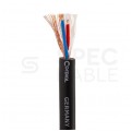 Kabel mikrofonowy CMK 222 2x0,22mm2 czarny zbalansowany Cordial