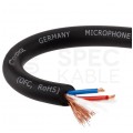 Kabel mikrofonowy CMK 222 2x0,22mm2 czarny zbalansowany Cordial
