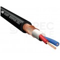 Kabel mikrofonowy MC5000 2x0,5mm2 Cu czarny zbalansowany Klotz