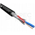 Kabel mikrofonowy MY204SW 2x0,22mm2 Cu czarny zbalansowany Klotz