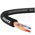 Kabel mikrofonowy MY206SW 2x0,22mm2 Cu zbalansowany czarny Klotz