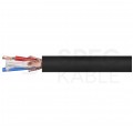 Kabel mikrofonowy MY206SW 2x0,22mm2 Cu zbalansowany czarny Klotz