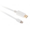 Kabel mini DisplayPort / HDMI FHD@60 (wtyk / wtyk) biały 1,8m