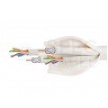 Kabel multimedialny tc’Multikabel 2x UTP kat.5e + 2x RG6 75ohm + 1x FO FTTH 2J SM 9/125 biały Elpio