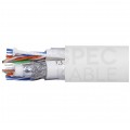Kabel multimedialny tc’Multikabel 2x UTP kat.5e + 2x RG6 75ohm + 1x FO FTTH 2J SM 9/125 biały TC'EQ