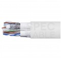 Kabel multimedialny tc’Multikabel PRO 2x UTP kat.6 + 2x RG6 75ohm + 1x FO FTTH 2J SM 9/125 biały TC'EQ