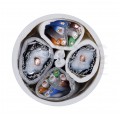 Kabel multimedialny tc’Multikabel PRO 2x UTP kat.6 + 2x RG6 75ohm + 1x FO FTTH 2J SM 9/125 biały TC'EQ