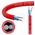 Kabel przeciwpożarowy parowany HTKSH 1x2x0,8mm FE180 PH120 E90 czerwony 225V bezhalogenowy B2ca drut Bitner