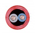 Kabel przeciwpożarowy parowany HTKSH 1x2x1mm FE180 PH90 E90 czerwony 225V bezhalogenowy Cca drut Bitner