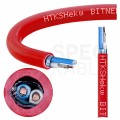 Kabel przeciwpożarowy parowany HTKSHekw 1x2x0,8mm FE180 PH90 E90 czerwony 225V ekranowany bezhalogenowy Cca drut Bitner