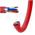 Kabel przeciwpożarowy parowany YnTKSYekw 2x2x1,0mm czerwony 150V ekranowany drut Bitner
