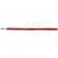 Kabel przeciwpożarowy parowany YnTKSYekw 3x2x0,8mm czerwony 150V ekranowany drut Bitner