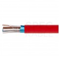 Kabel przeciwpożarowy parowany YnTKSYekw 4x2x0,8mm czerwony 150V ekranowany drut Bitner