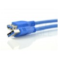 Kabel przedłużacz USB 3.0 A (wtyk / gniazdo) niebieski 1,8m