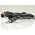 Kabel przejściówa Audio DIN 5-pin (wtyk) / mini Jack 3,5mm Stereo (wtyk) 1m