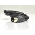 Kabel przejściówa Audio DIN 5-pin (wtyk) / mini Jack 3,5mm Stereo (wtyk) 1m