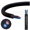 Kabel przemysłowy gumowy OnPD / H07RN-F 2x1mm2 czarny 450/750V zewnętrzny olejoodporny linka Elektrokabel