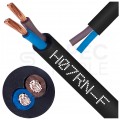 Kabel przemysłowy gumowy OnPD / H07RN-F 2x1mm2 czarny 450/750V zewnętrzny olejoodporny linka Elektrokabel