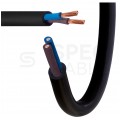 Kabel przemysłowy gumowy OnPD / H07RN-F 2x2,5mm2 czarny 450/750V zewnętrzny olejoodporny linka Elektrokabel