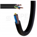 Kabel przemysłowy gumowy OnPD / H07RN-F 3x1mm2 czarny 450/750V zewnętrzny olejoodporny linka Elektrokabel
