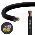 Kabel przemysłowy gumowy OnPD / H07RN-F 4x1mm2 czarny 450/750V zewnętrzny olejoodporny linka Elektrokabel