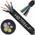 Kabel przemysłowy gumowy OnPD / H07RN-F 5x1,5mm2 czarny 450/750V zewnętrzny olejoodporny linka Elektrokabel