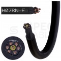Kabel przemysłowy gumowy OnPD / H07RN-F 7x1,5mm2 czarny 450/750V zewnętrzny olejoodporny linka Elektrokabel