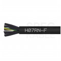 Kabel przemysłowy gumowy OnPD / H07RN-F 7x1,5mm2 czarny 450/750V zewnętrzny olejoodporny linka Elektrokabel