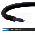 Kabel przemysłowy gumowy OW / H05RR-F 2x0,75mm2 czarny 300/500V zewnętrzny linka Elektrokabel