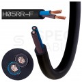 Kabel przemysłowy gumowy OW / H05RR-F 2x0,75mm2 czarny 300/500V zewnętrzny linka Elektrokabel