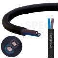 Kabel przemysłowy gumowy OW / H05RR-F 2x1mm2 czarny 300/500V zewnętrzny linka Elektrokabel