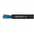 Kabel przemysłowy gumowy OW / H05RR-F 3x0,75mm2 czarny 300/500V zewnętrzny linka Elektrokabel