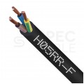 Kabel przemysłowy gumowy OW / H05RR-F 3x4mm2 czarny 300/500V zewnętrzny linka Elektrokabel