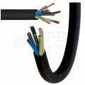 Kabel przemysłowy gumowy OW / H05RR-F 5x1mm2 czarny 300/500V zewnętrzny linka Elektrokabel