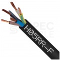Kabel przemysłowy gumowy OW / H05RR-F 5x4mm2 czarny 300/500V zewnętrzny linka Elektrokabel