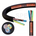 Kabel przemysłowy gumowy TITANEX OnPD / H07RN-F 3x1,5mm2 czarny 450/750V zewnętrzny olejoodporny linka Nexans