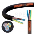 Kabel przemysłowy gumowy TITANEX OnPD / H07RN-F 3x2,5mm2 czarny 450/750V zewnętrzny olejoodporny linka Nexans