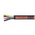 Kabel przemysłowy gumowy TITANEX OnPD / H07RN-F 4x1,5mm2 czarny 450/750V zewnętrzny olejoodporny linka Nexans