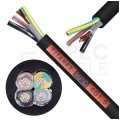 Kabel przemysłowy gumowy TITANEX OnPD / H07RN-F 4x1,5mm2 czarny 450/750V zewnętrzny olejoodporny linka Nexans