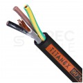 Kabel przemysłowy gumowy TITANEX OnPD / H07RN-F 4x2,5mm2 czarny 450/750V zewnętrzny olejoodporny linka Helukabel Nexans