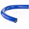 Kabel przemysłowy poliuretanowy PUR / H07BQ-F 3x2,5mm2 niebieski 450/750V zewnętrzny olejoodporny linka Elektrokabel