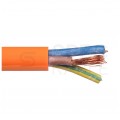 Kabel przemysłowy poliuretanowy PUR / H07BQ-F 3x2,5mm2 pomarańczowy 450/750V zewnętrzny olejoodporny linka Elektrokabel