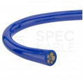 Kabel przemysłowy poliuretanowy PUR / H07BQ-F 5x2,5mm2 niebieski 450/750V zewnętrzny olejoodporny linka Elektrokabel