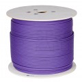Kabel sieciowy F/FTP kat.6A skrętka 4x2x0,56mm wewnętrzny Dca bezhalogenowy LSOH fioletowy NEKU